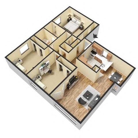 3 Bedroom 2 Bath